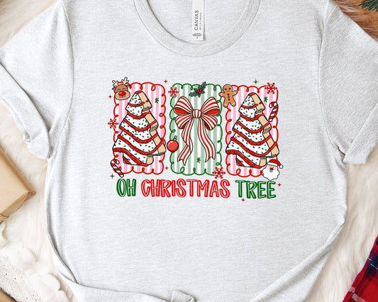 Oh Christmas Tree Snack Cake Tee